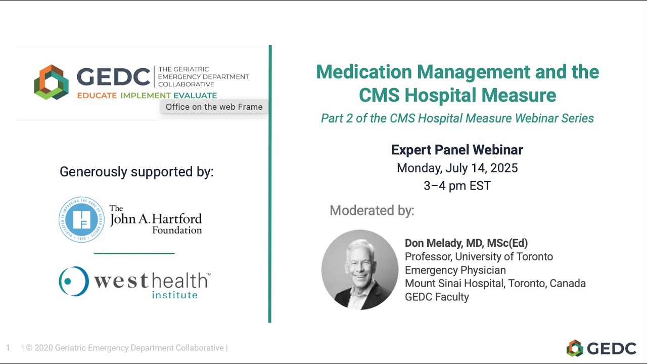 Medication Management and the CMS Hospital Measure