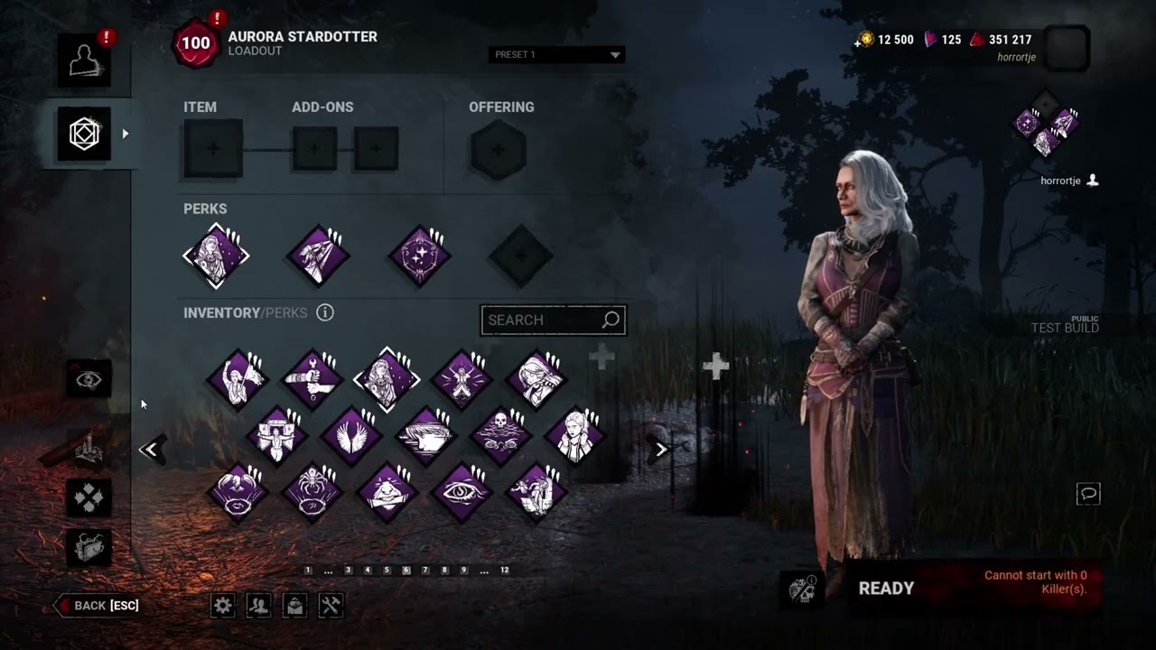 Aurora Stardotter Full Showcase and Perks in Dead by Daylight
