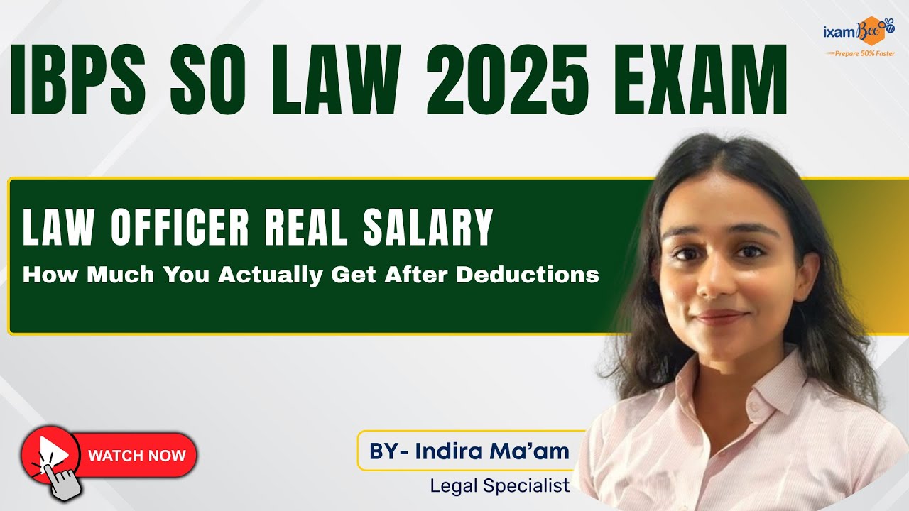 IBPS SO Law Officer Real Salary 💸 | How Much You Actually Get After Deductions