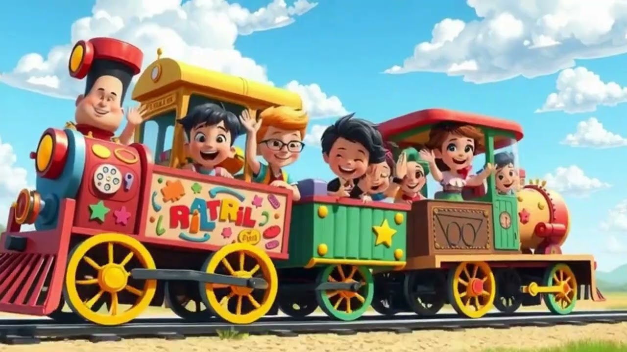 குக்கூ.... குக்கூ.... ரயில் வண்டி 🚂 | Train Song | NURSERY RHYMES 💥🍄🍁🥳