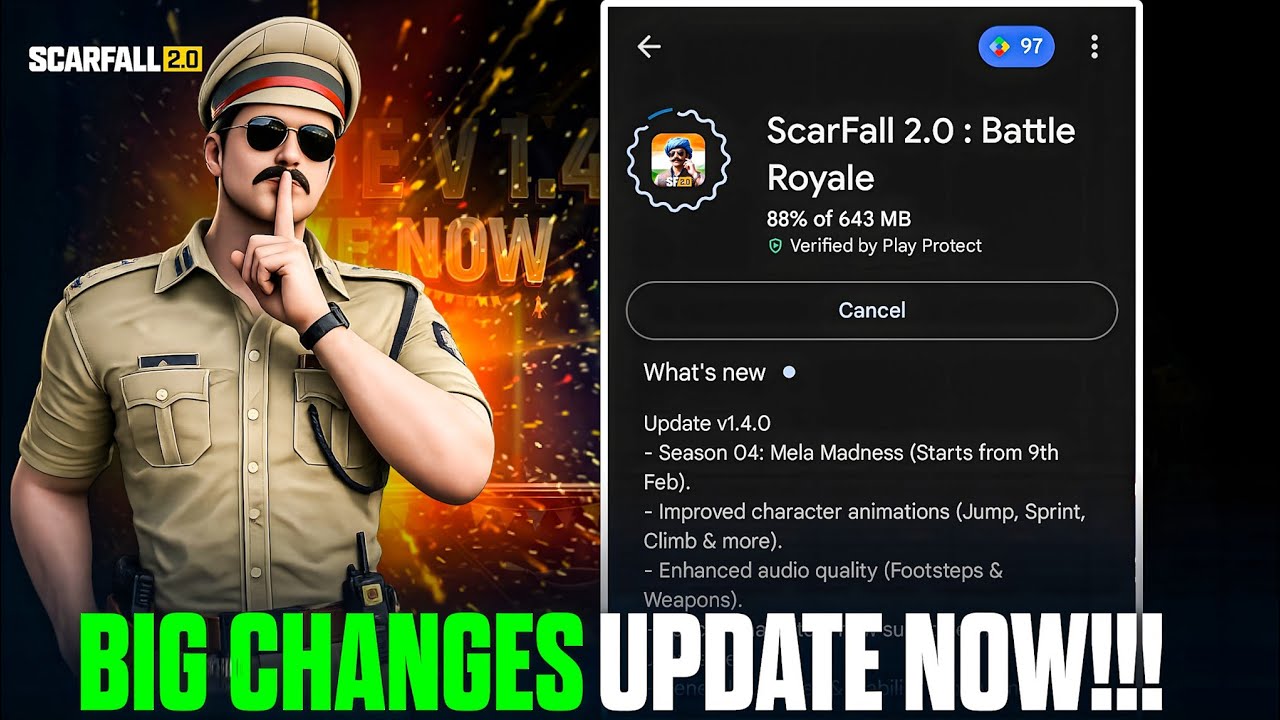 SCARFALL 2.0 BIG CHANGES V1.4.0 😍 EXPLAIN FULL UPDATE OF SCARFALL 2.0 😱