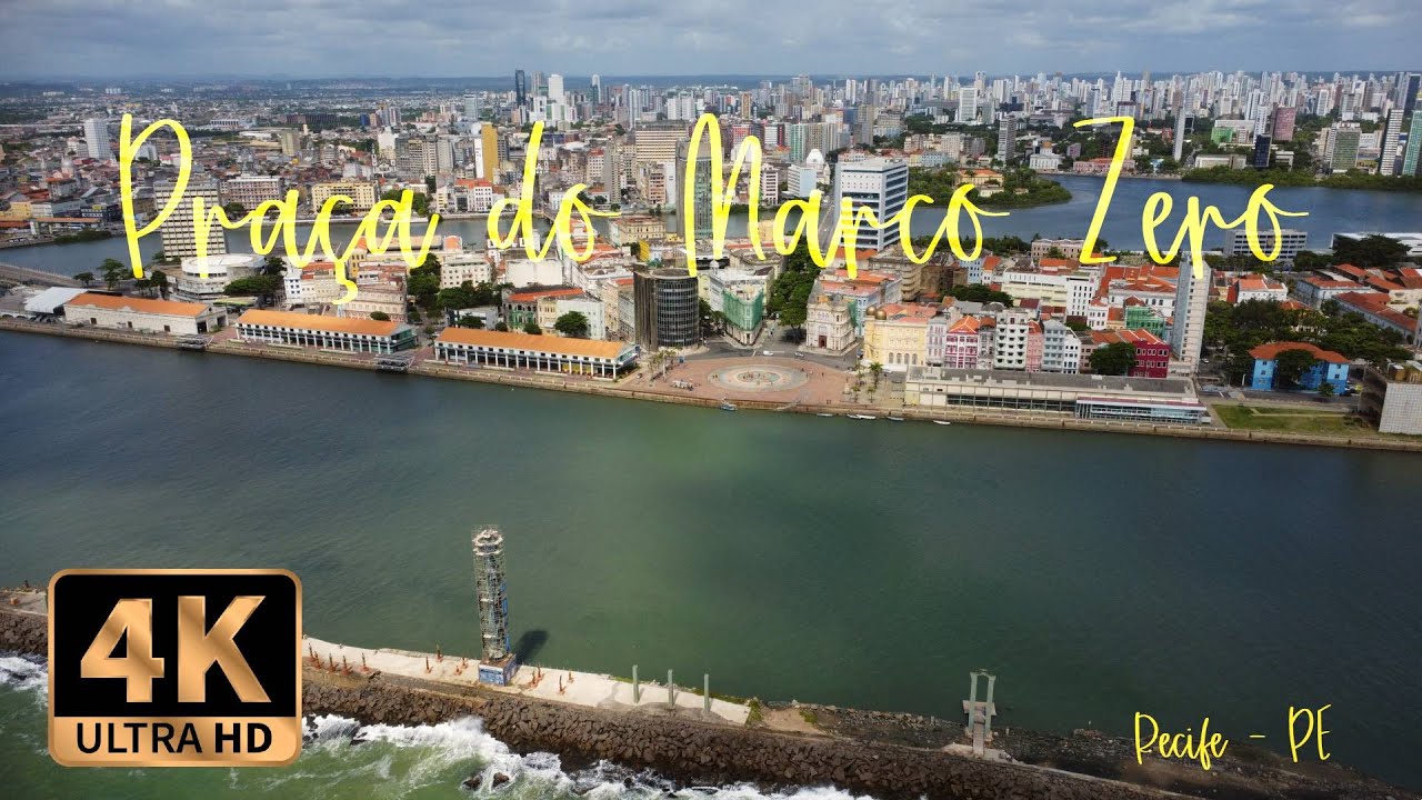 Marco Zero - Centro Hist&oacute;rico de Recife - Recife - Pernambuco - Brasil - Drone - DJIMINI2