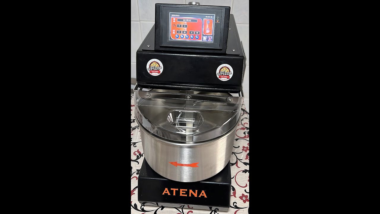 Impasto Pinsa Romana Idro 80% con impastatrice a spirale PEB Atena Touch