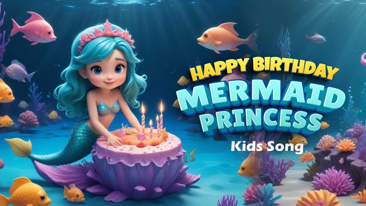 Happy birthday Mermaid Princess | Happy Birthday Song | Polo Pal Rhymes