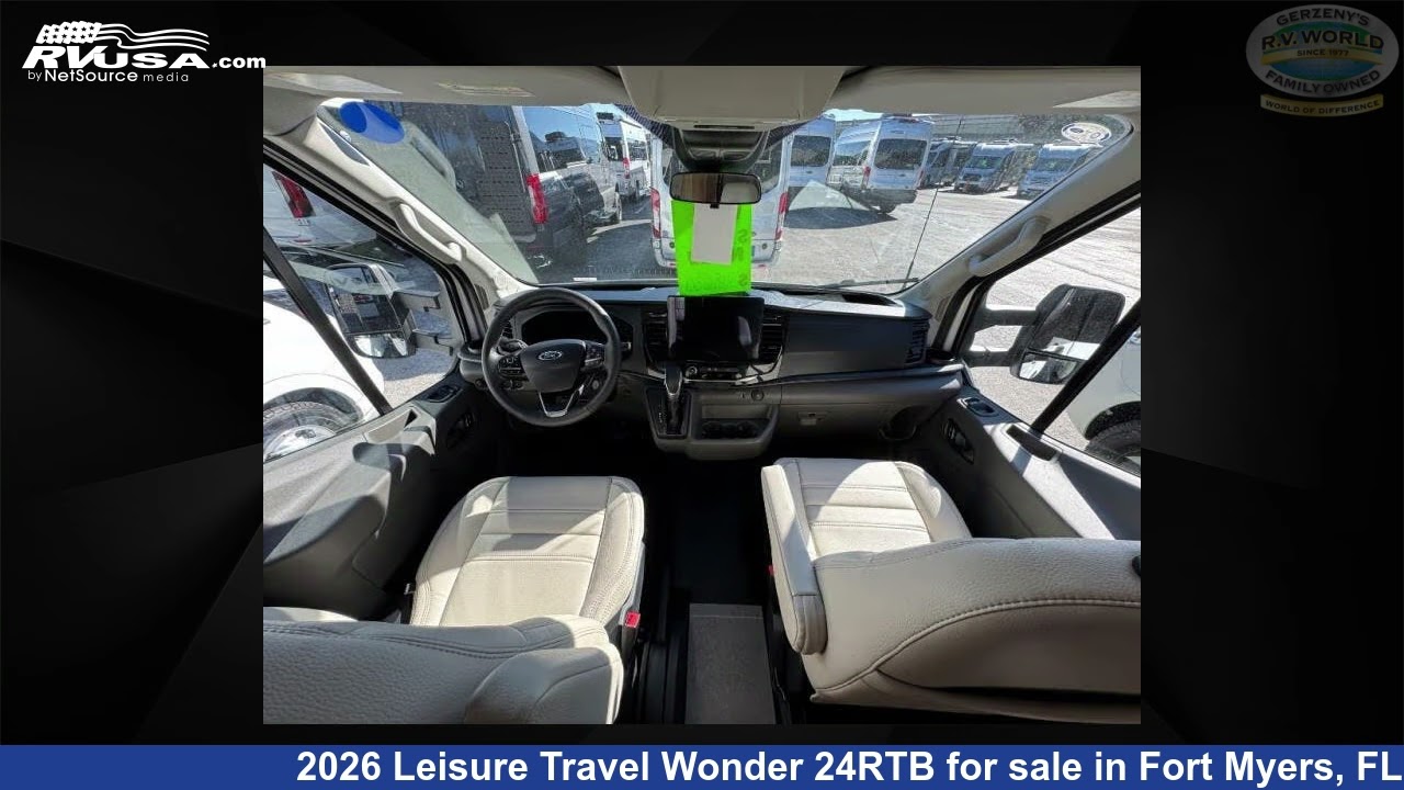 Unbelievable 2026 Leisure Travel Wonder Class B+ RV For Sale in Fort Myers, FL | RVUSA.com