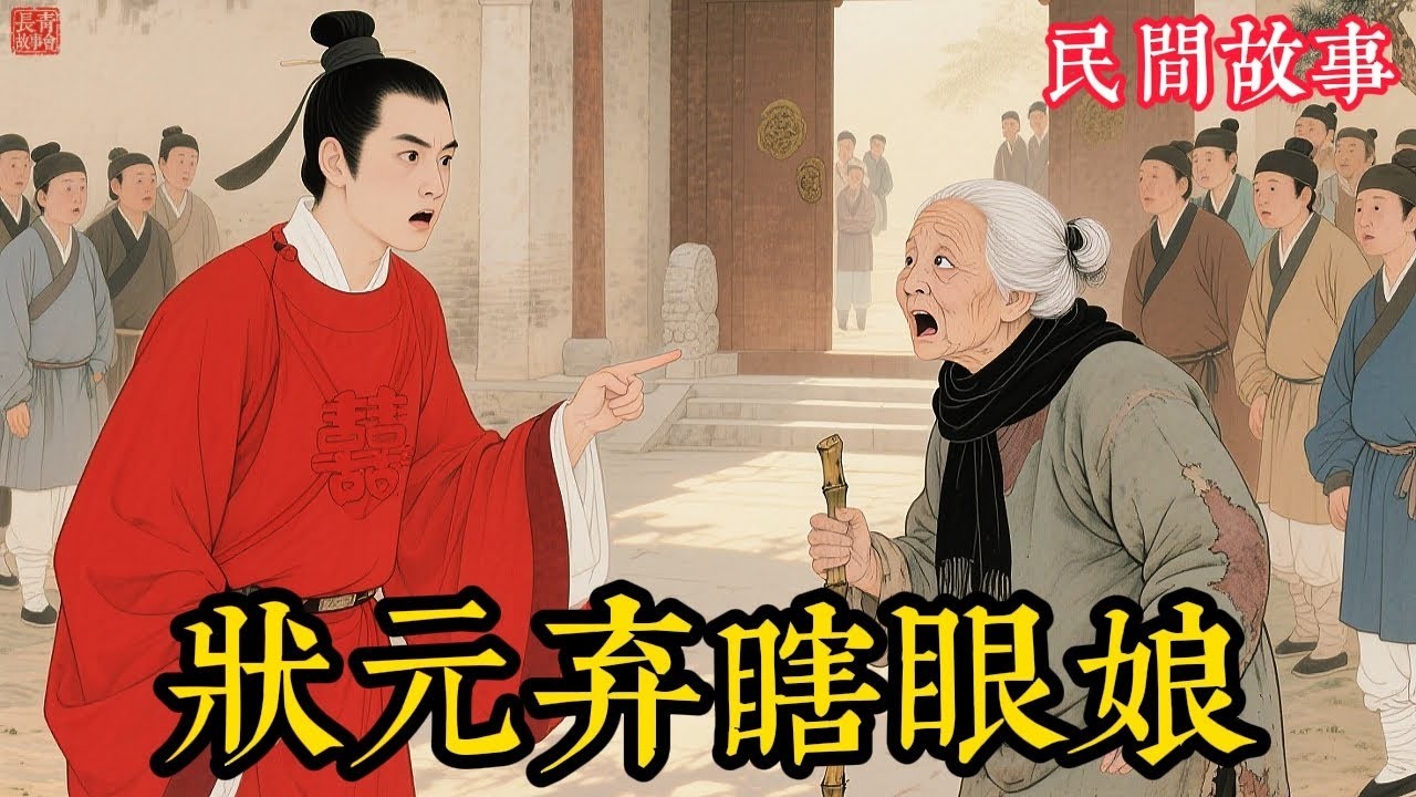 瞎眼老娘乞討千里送紅棗，狀元兒子竟嫌娘丟臉不想相認，新娘掀翻供桌怒罵新郎：這婚不結了！轉身跪拜乞丐婆：娘，我養您！！#民间故事 #故事頻道 #听书 #民間故事 #有聲書 #說書 #睡前故事 #情感