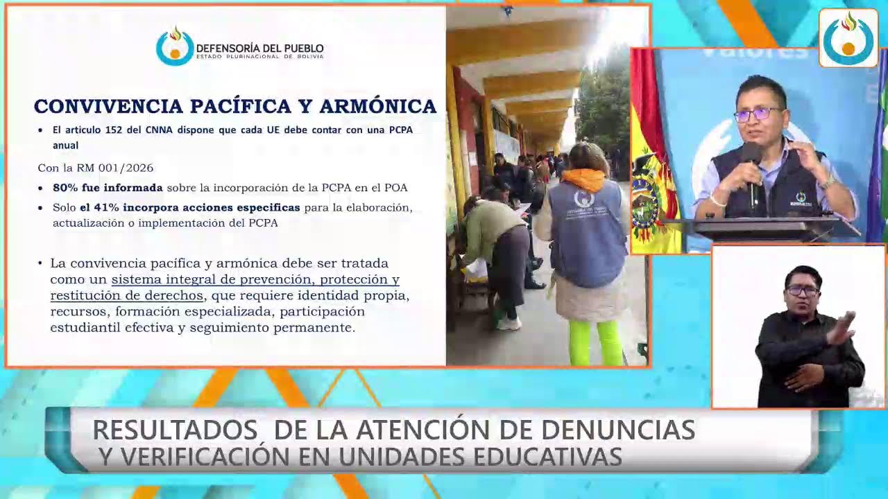 🔴 #𝗘𝗡_𝗗𝗜𝗥𝗘𝗖𝗧𝗢 || RESULTADOS  DE LA ATENCIÓN DE DENUNCIAS Y VERIFICACIÓN EN UNIDADES EDUCATIVAS