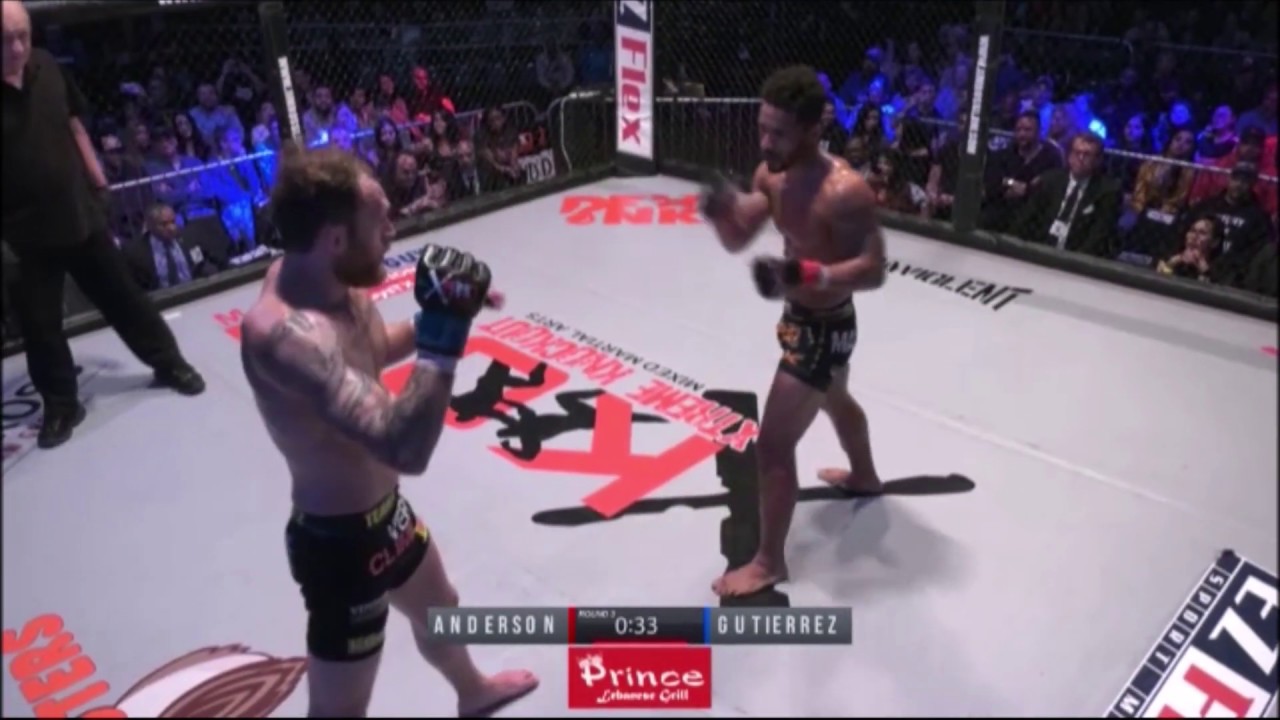 XKO BANTAMWEIGHT CHAMPIONSHIP (FULL FIGHT) GUTIERREZ vs  ANDERSON
