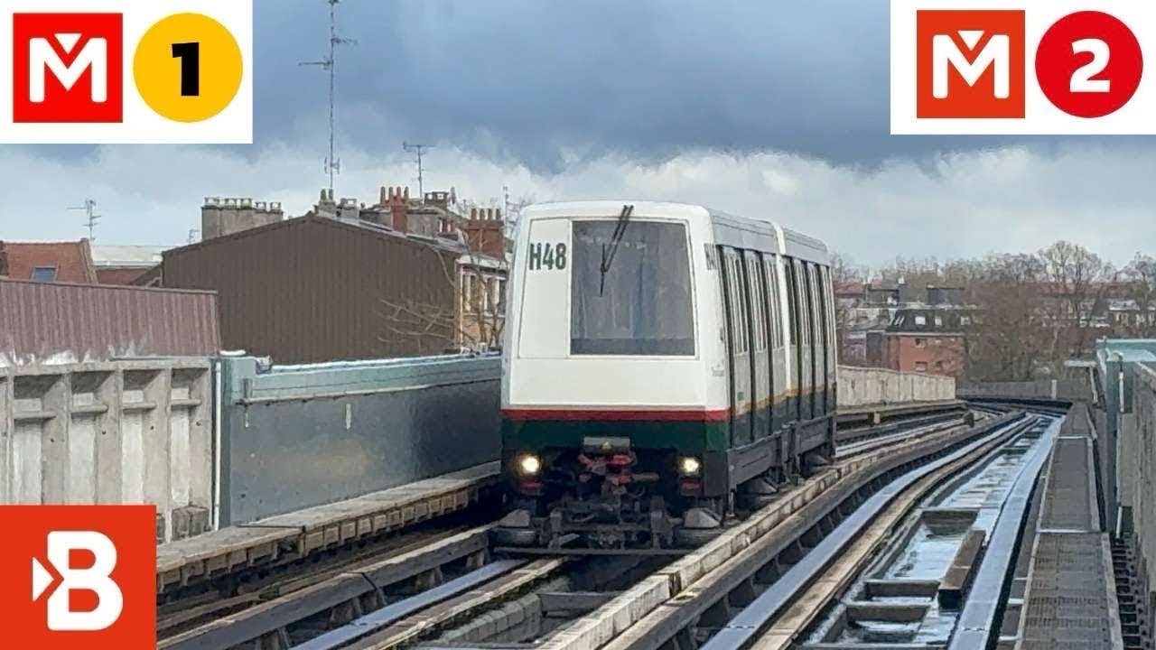 Vidéo [METRO] ligne 1 🟡 + ligne 2 🔴 + Bus 