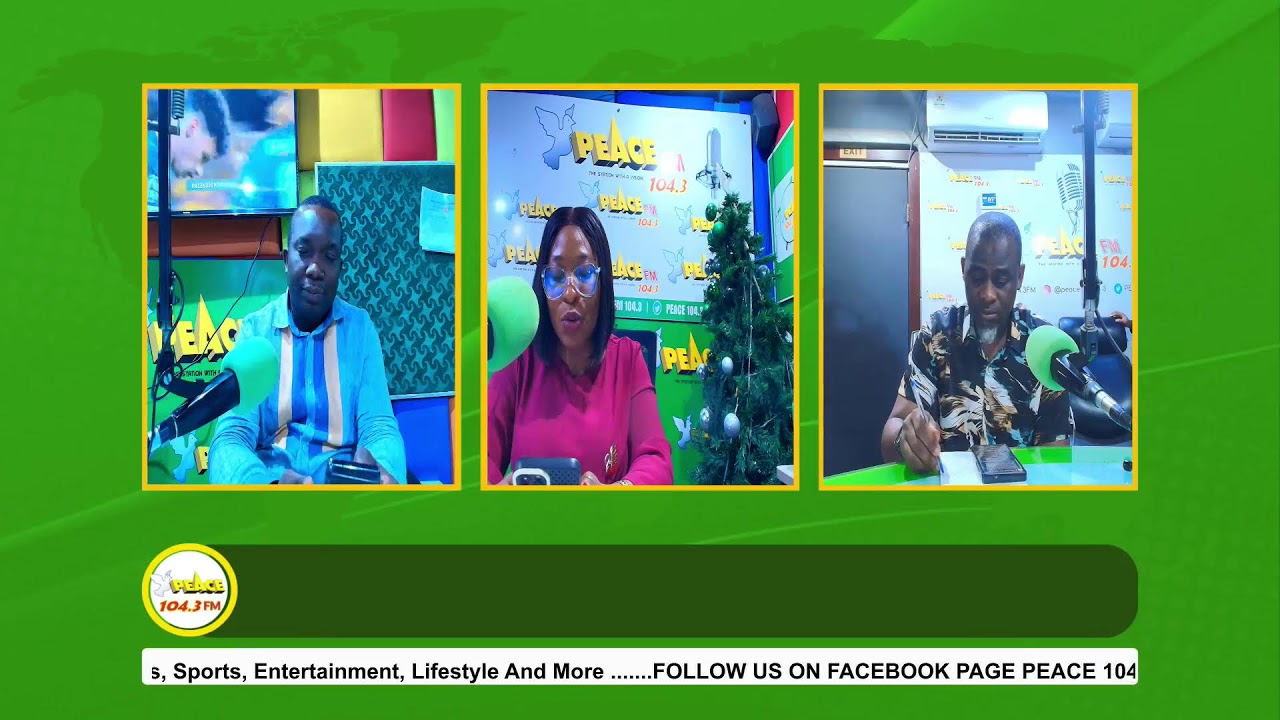 Akan News @ 6pm On Peace 104.3 FM (20/01/2026)