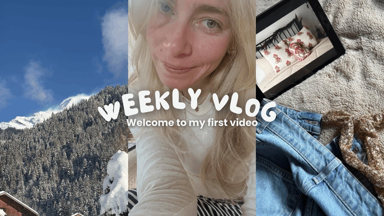 Weekly vlog: Starting a new chapter, freelance life, my first video, ski and my birthday 🕊️