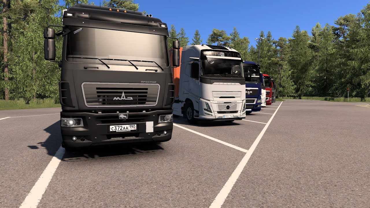 Euro Truck Simulator 2 - MAZ 5440E9 Prostor Premium v7.0