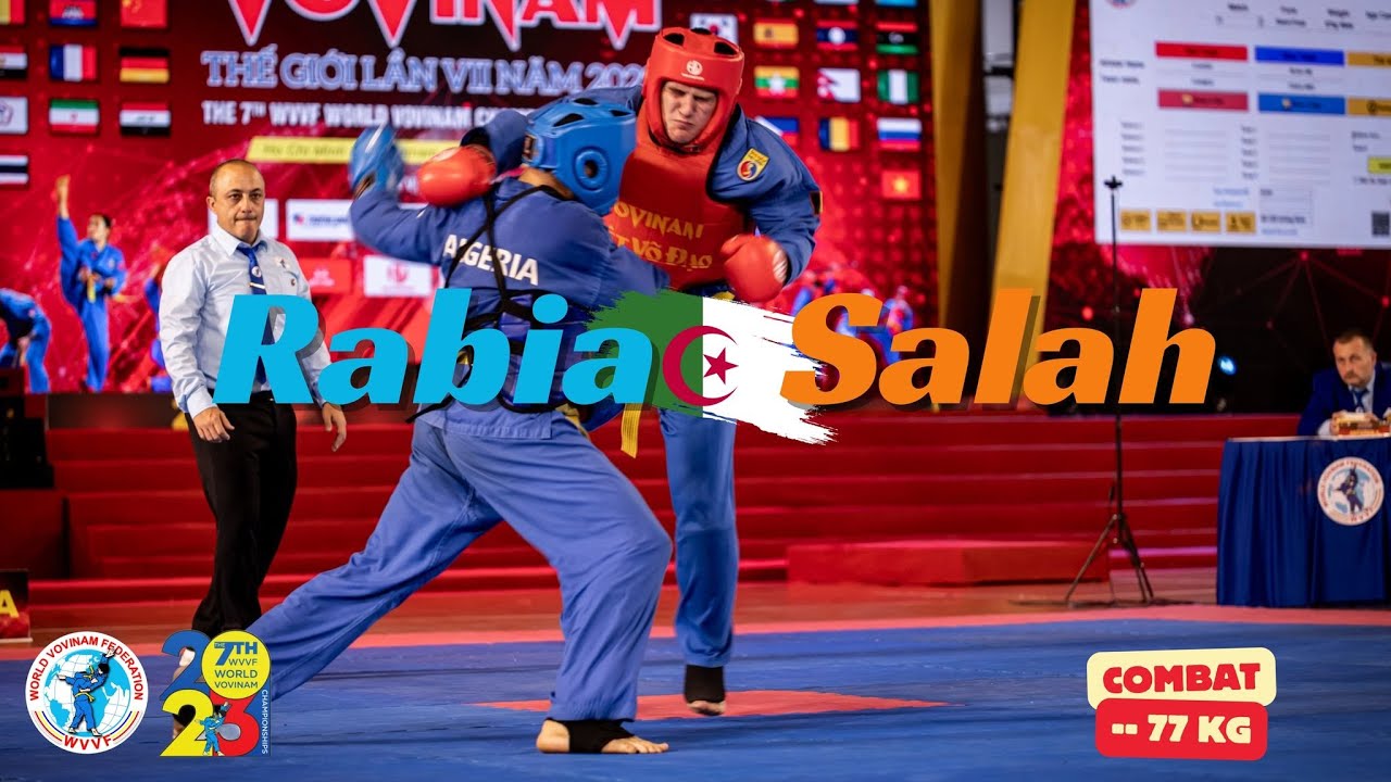 منازلة الرياضي " ربيع صالح " -77 كلغ WVVF - World Vovinam Championships Vietnam 2023