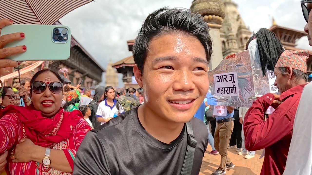 My Crazy Impressions of BHAKTAPUR🇳🇵- GAI JATRA Festival