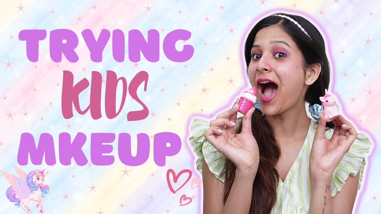 I TRIED KIDS MAKEUP | Trying Kids Makeup | Princess By Renee | Chillbee