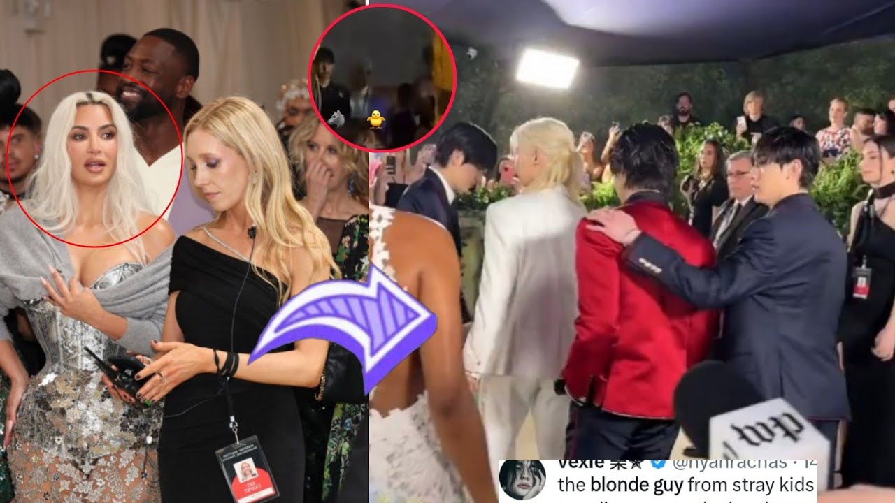 Ким Кардашьян и Крис Хемсворт реагируют на детей Stray на Met Gala, Sks в восторге от Арианы Гранде