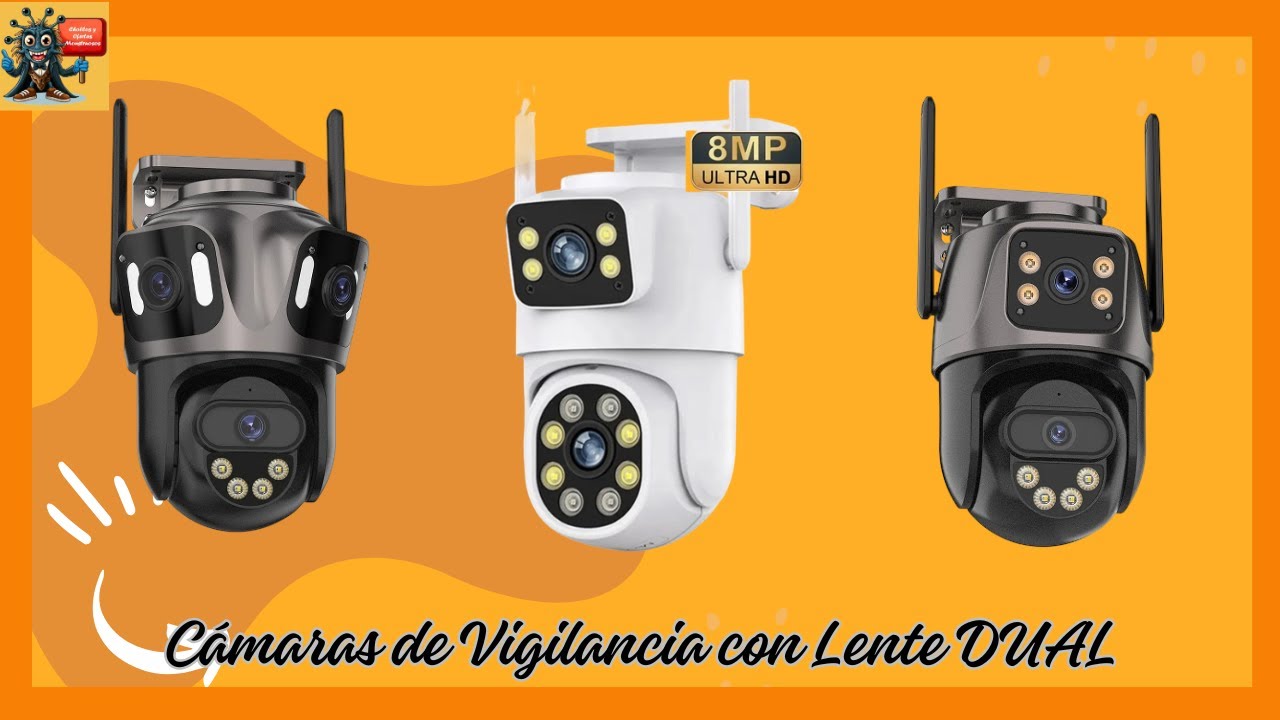 ✅ Las 3 mejores cámaras de vigilancia con lente DUAL para exterior y baratas de Aliexpress 2025✅