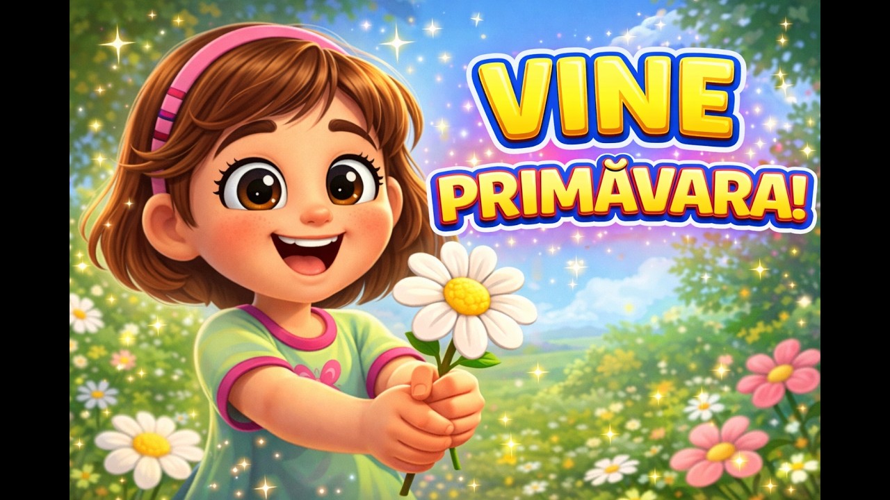 Vine primăvara, vine 🌸 | C&acirc;ntec pentru copii mici