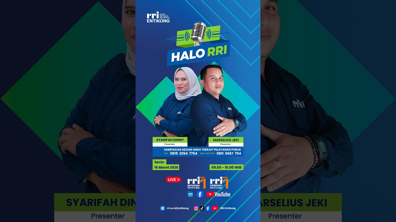 HALO RRI EDISI SENIN 16 MARET 2026