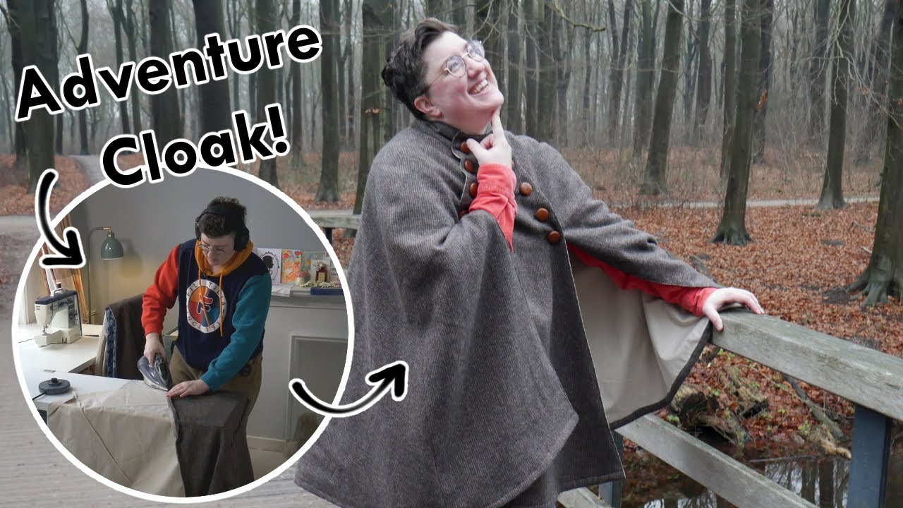 Making a Wool Cloak for the Netherlands Winter Blues