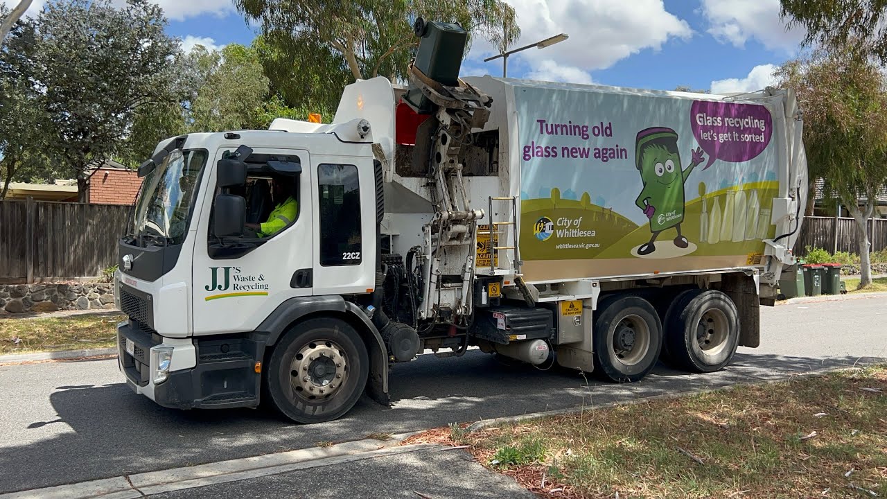 Glass truck on garbage!