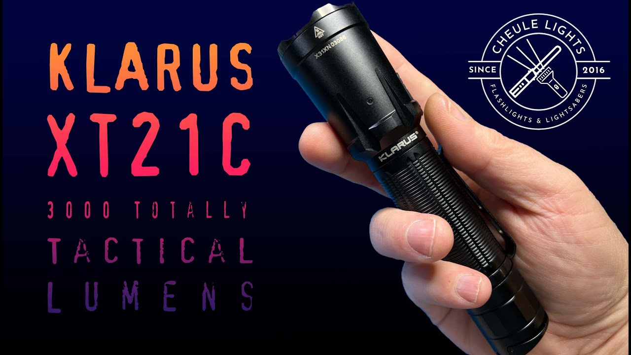 Klarus XT21C - Totally Tactical Flashlight!