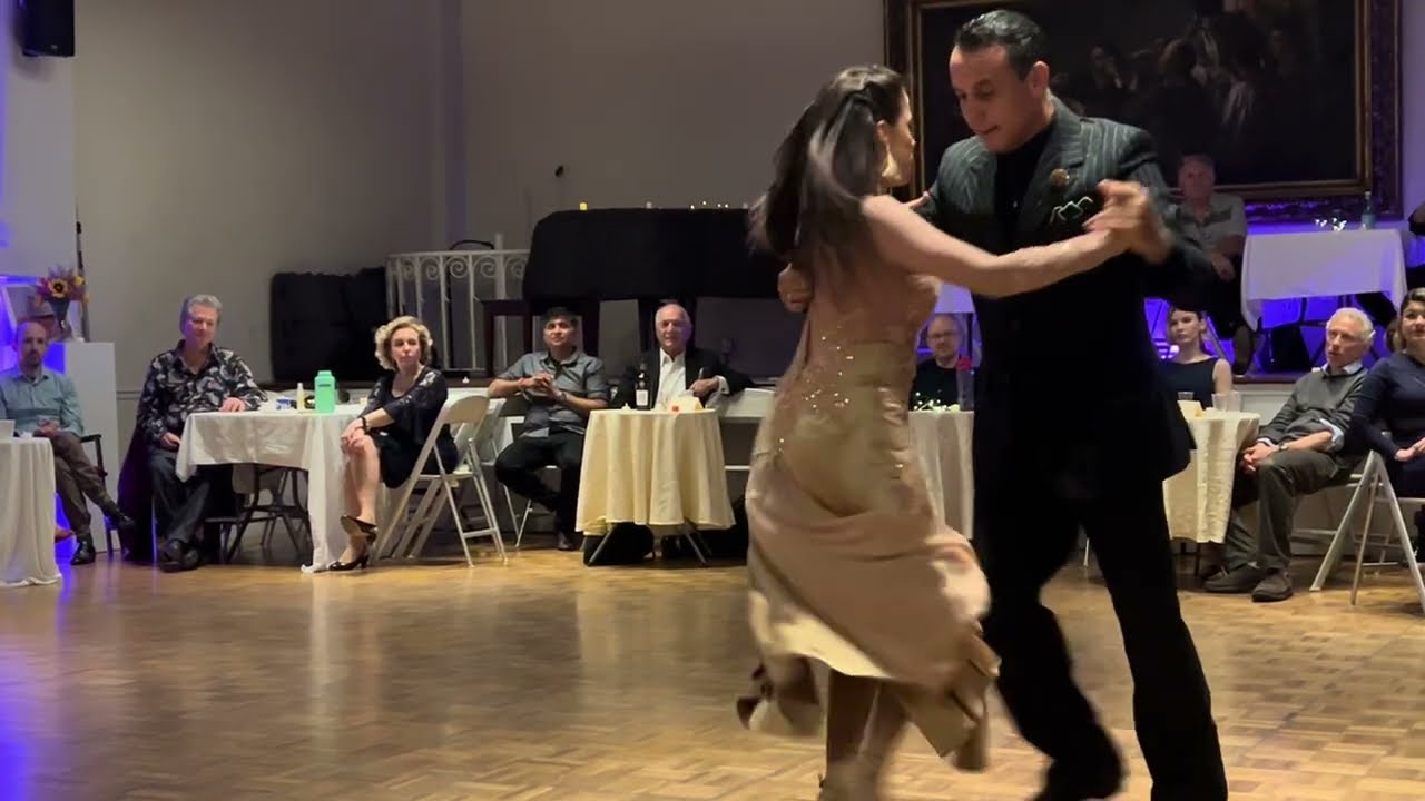 Carolina Balmaseda & Andrés Bravo. Tango Argentino impro. All Night Milonga. NYC