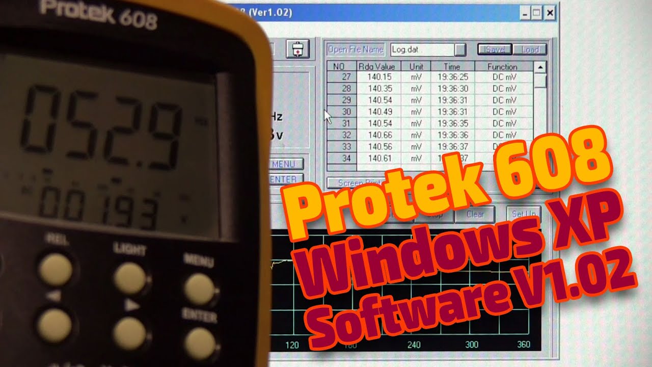 Protek 608 original software on Windows XP