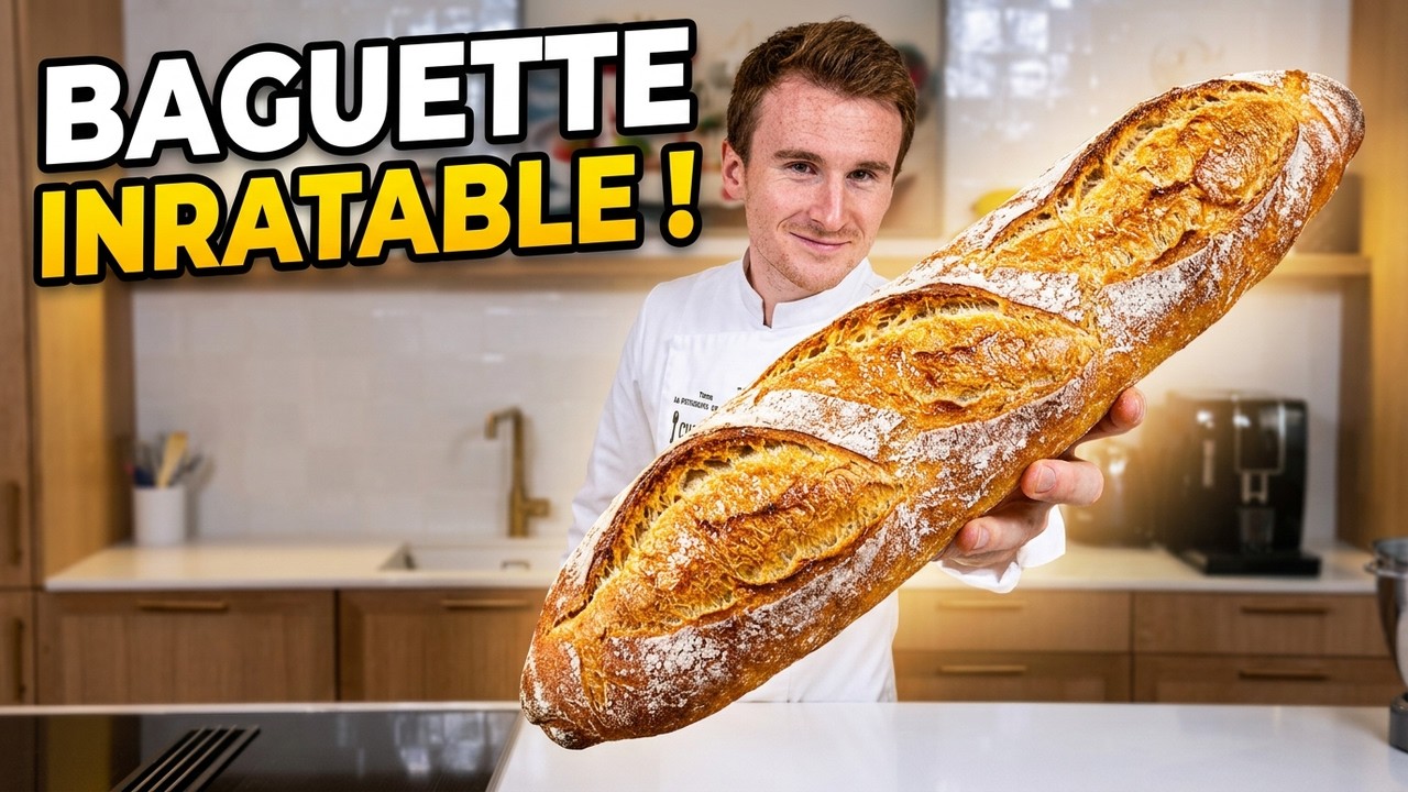 Faire sa Baguette Maison - Recette simple d'un chef pour un Pain Français Inratable !