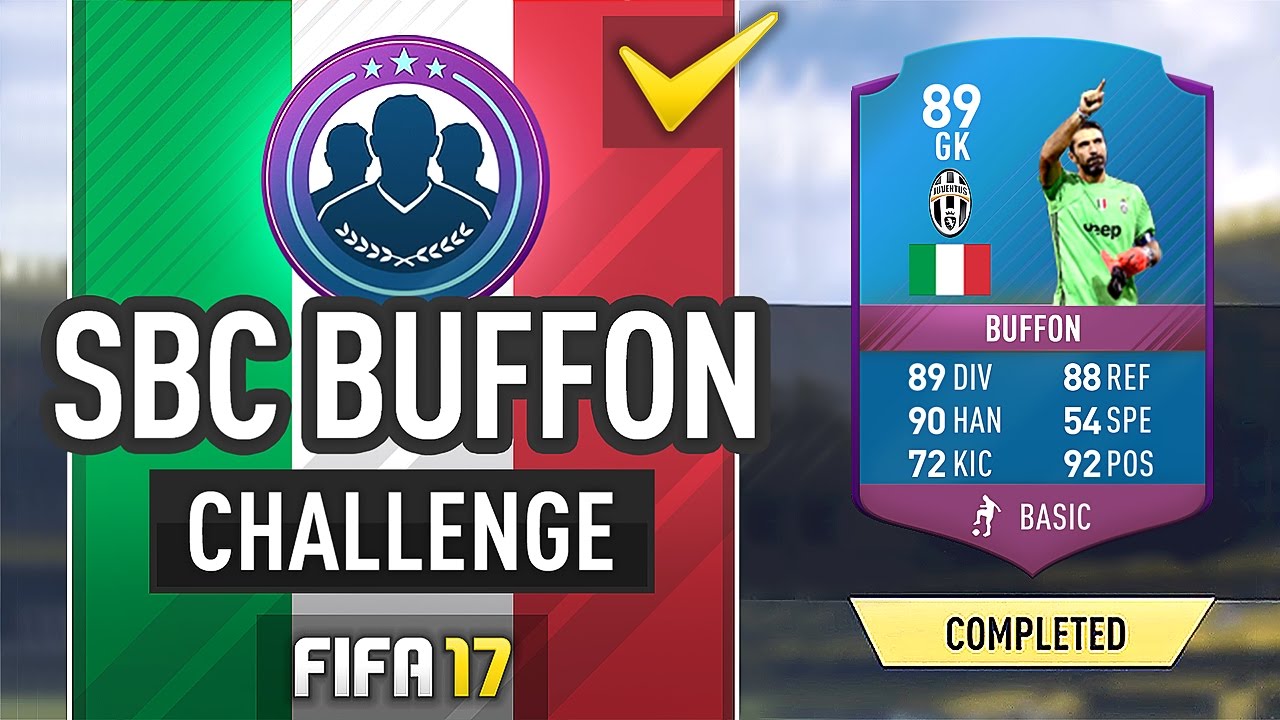 BUFFON 600 MILESTONE! SBC (EASY METHOD/CHEAP) - #FIFA17 Ultimate Team