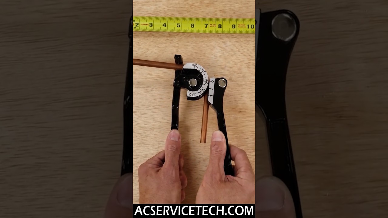Copper Tube Lever Bender Use!