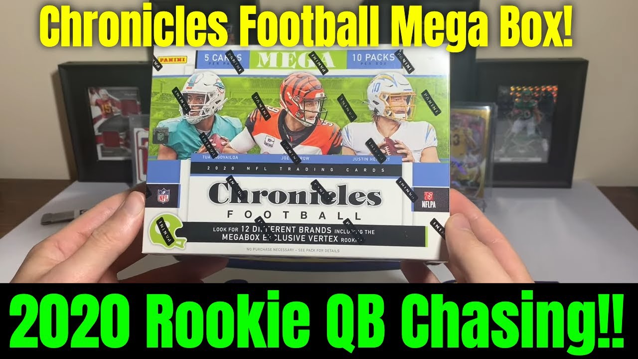 *🏈STAR ROOKIE QB HUNTING🏈* With A 2020 Chronicles Football Mega Box! Such A Fun Rip!