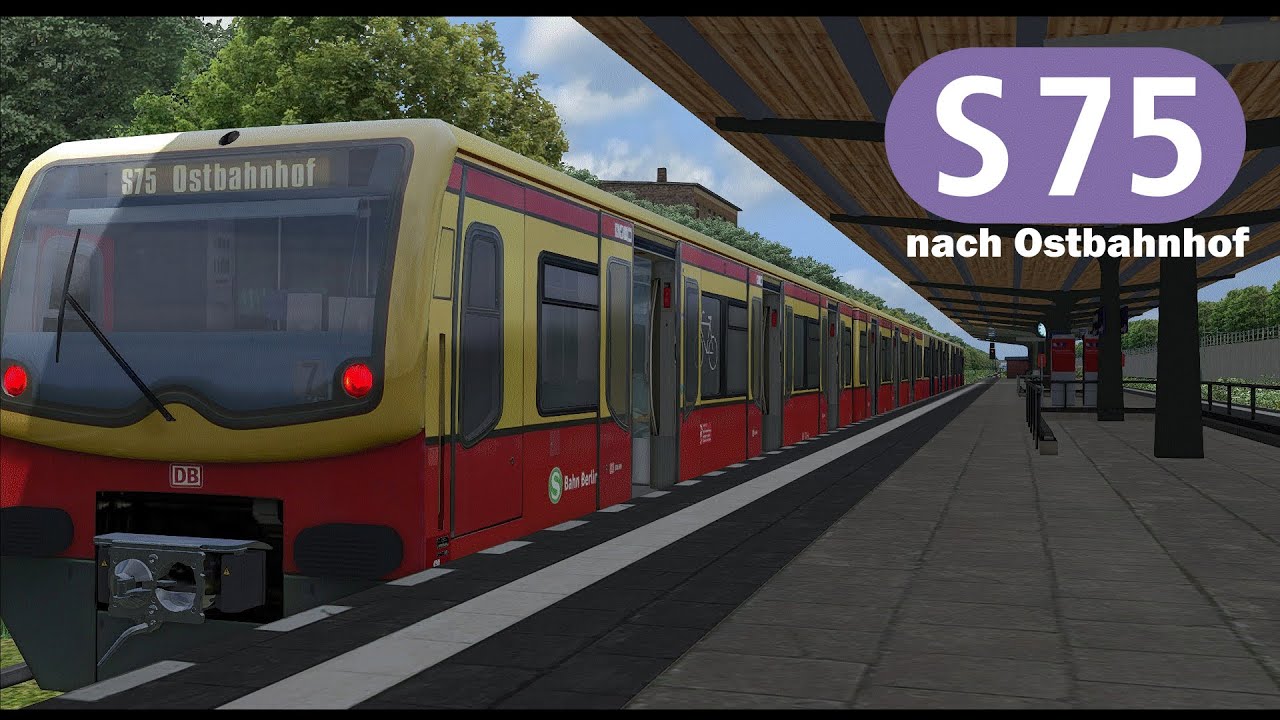 S-Bahn Berlin - S75 nach Ostbahnhof - Original Ansagen - BR481 Mod + Unmod