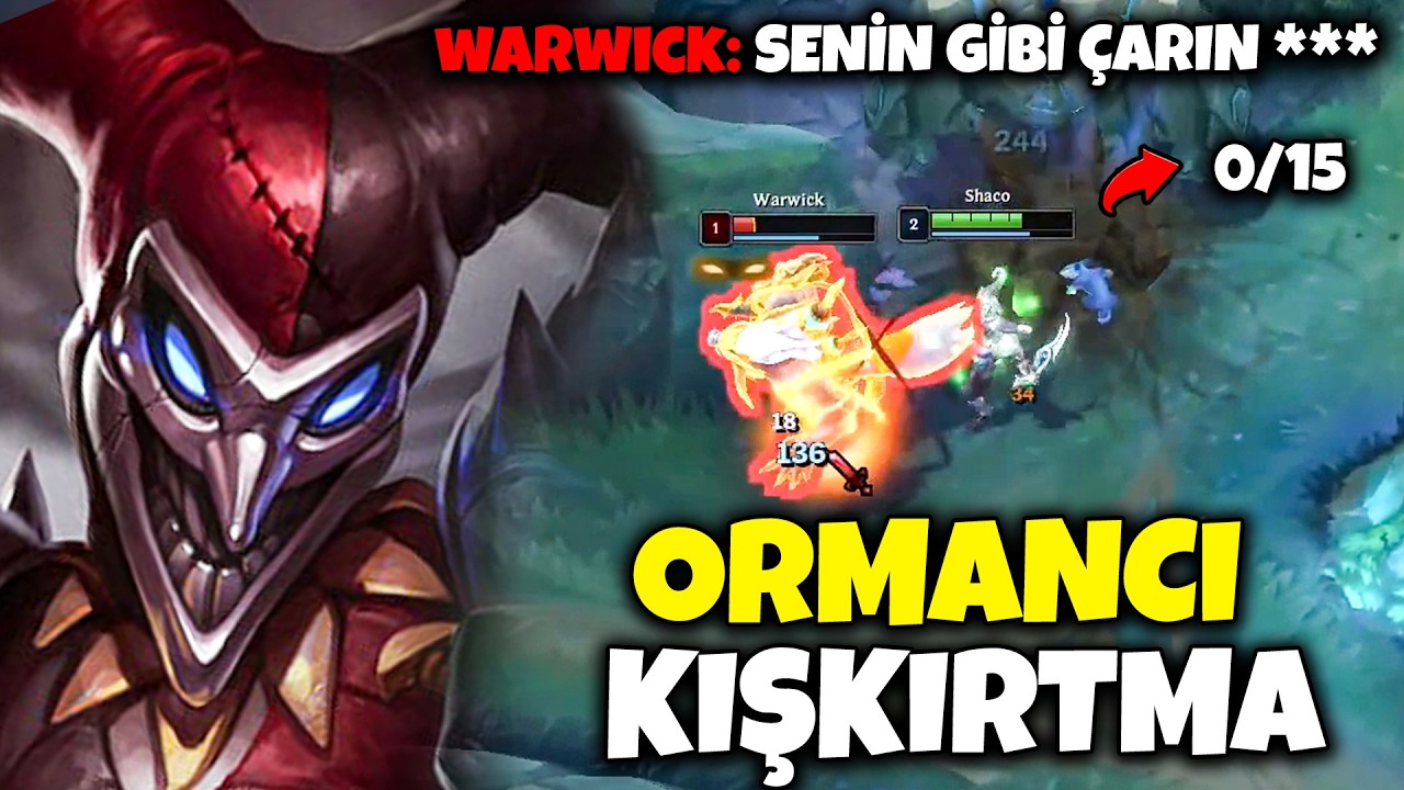 Özlenen Ap Shaco Warwick'i Kudurttuk 🤡