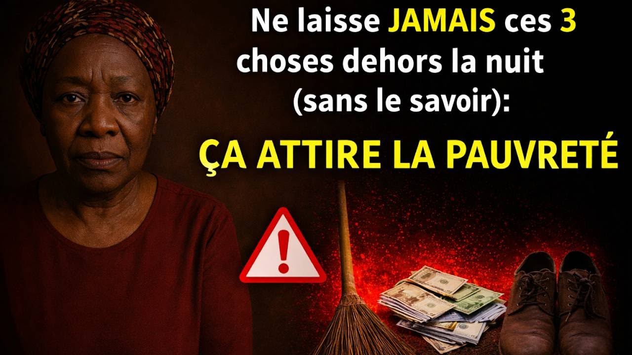 Ne laisse JAMAIS ces 3 choses dehors la nuit (sans le savoir): ça attire la pauvreté