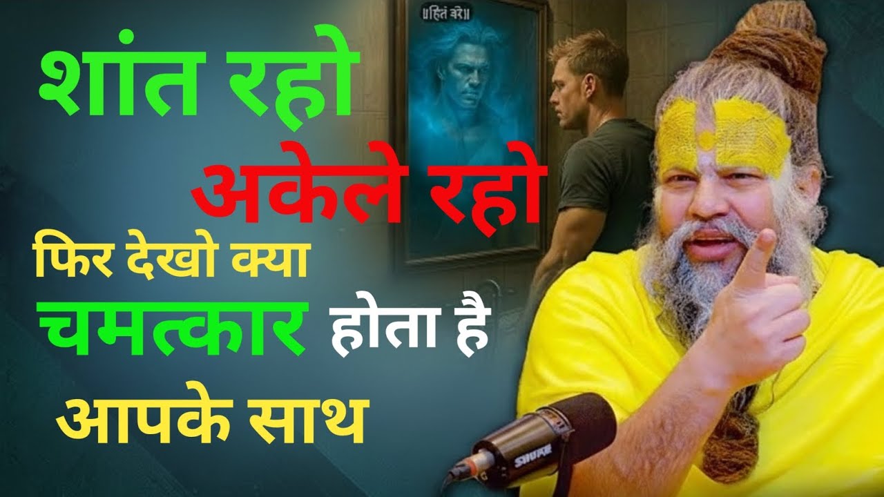 शांत रहो अकेले रहो फिर देखो क्या चमत्कार होता है | Premanand maharaj ji ke pravachan | 2026 Day5/365