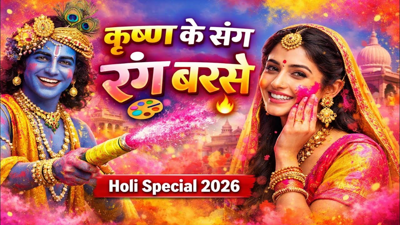 कृष्ण के संग रंग बरसे 🎨 | Karisan Holi Bhajan | Holi Special Video 2026 | Kamakhya Bhakti Darshan