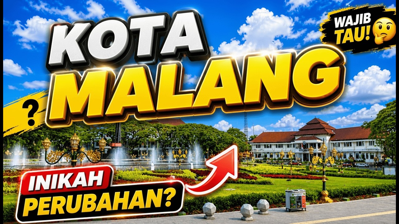 GAK NYANGKA! Kota Malang Sekarang Jadi Begini&hellip; 😳