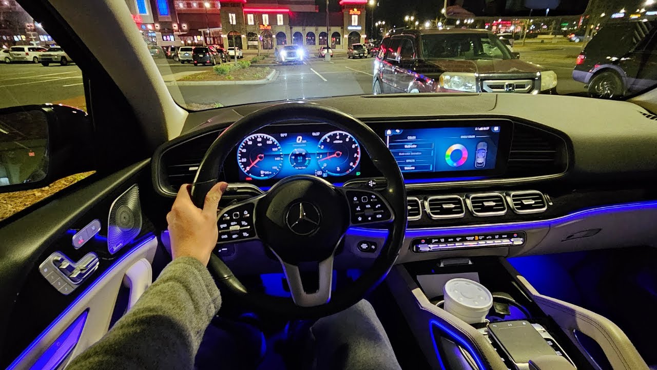 2020 Mercedes GLE350 POV Late Night Drive