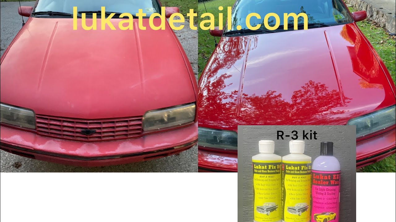 Lukat Fix It Vs Old Deteriorated Modern Day Clearcoat Paint