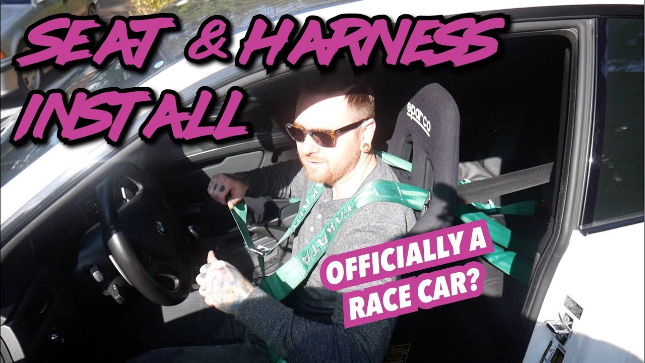 BMW E92 M3 : We Install OLD Sparco Seats and Takata Harnesses!