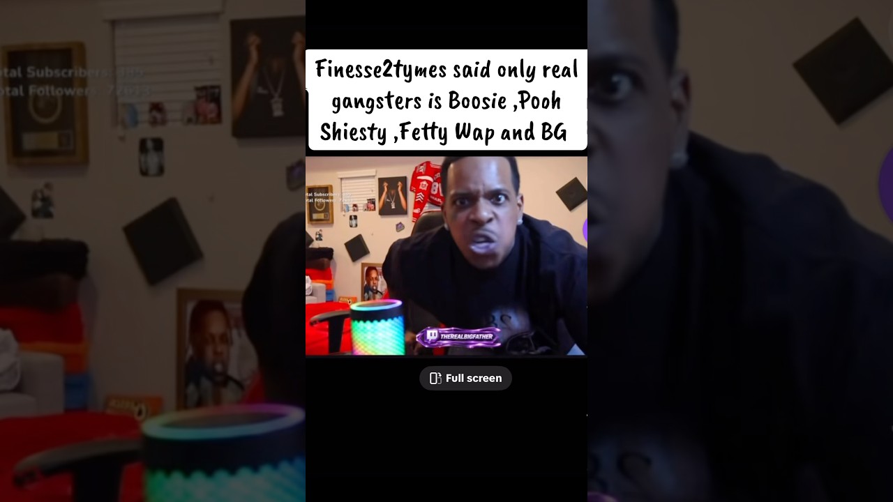 Finesse 2 times name the only real gangsters in rap 😂🤣😅