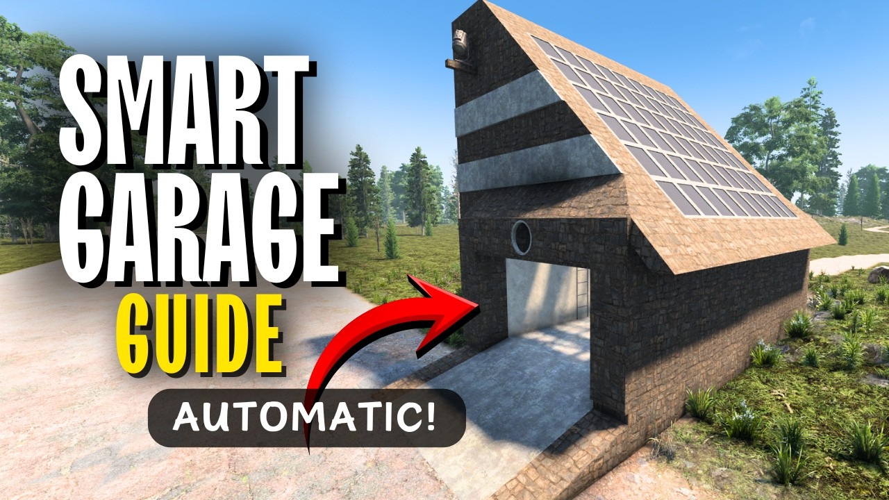 This Garage Opens & Closes by Itself | 7 Days to Die Tutorial