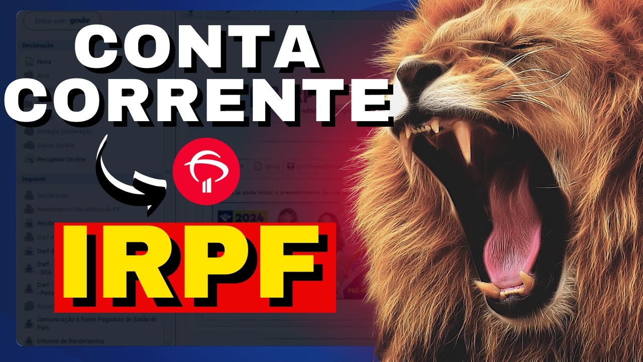 COMO DECLARAR CONTA CORRENTE NO IRPF 2025 | IMPOSTO DE RENDA