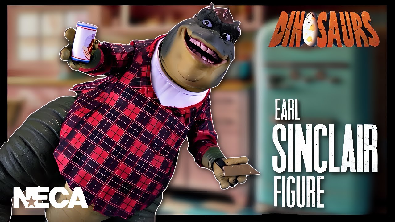 NECA Dinosaurs Earl Sinclair Figure @The Review Spot