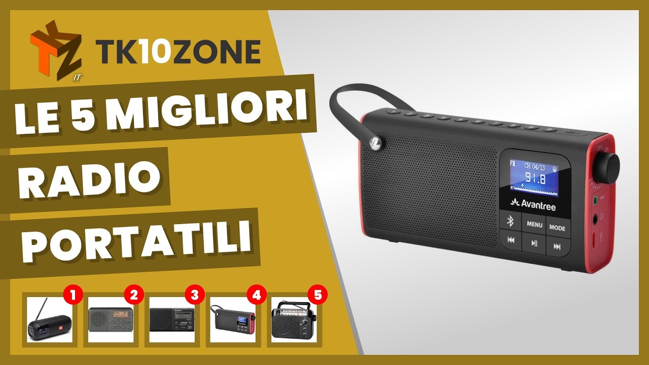 Le 5 migliori radio portatili