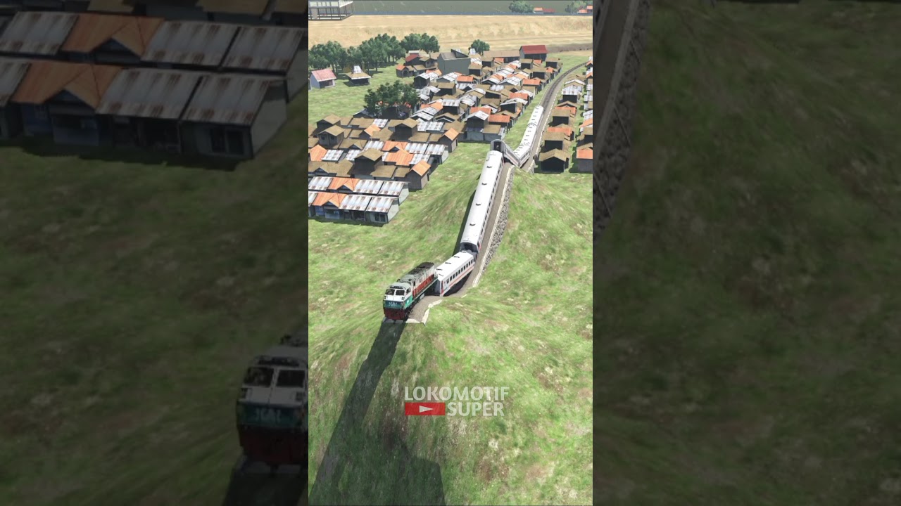 Kereta Api Naik Naik Kepuncak Gunung  #keretaapi #train #trainzsimulator #automobile #railway
