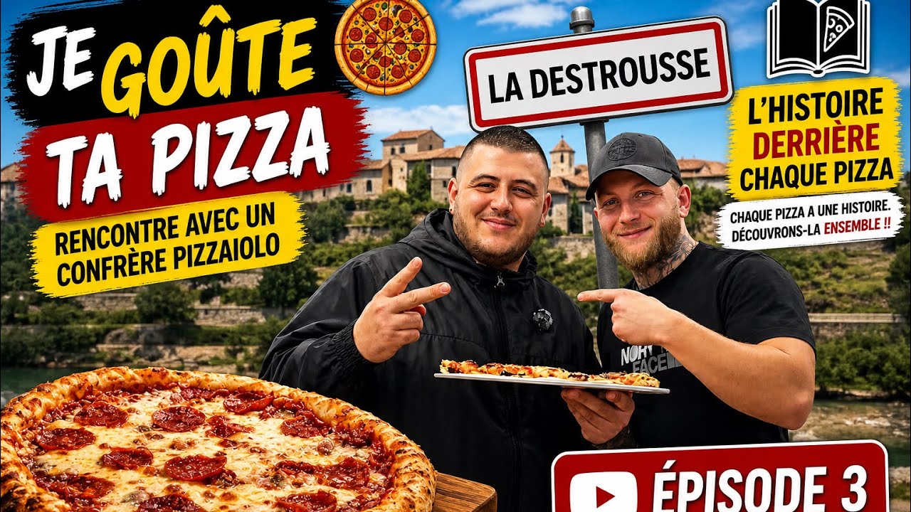 Je goûte sa pizza au feu de bois épisode 3 à la Destrousse 