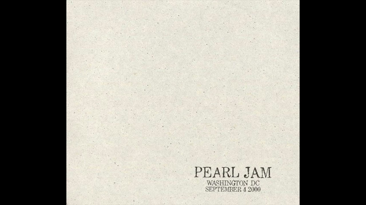 Pearl Jam -  Washington DC September 4 2000