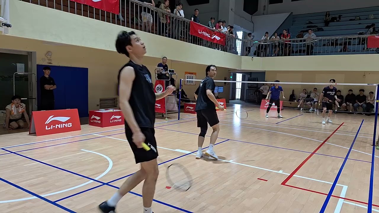 2026李寧中國醫大盃 大專男雙16強 中原普渡大學夜間部 韓孟勳蘇家進 vs 國立成功大學 王齊碩顏伯宇